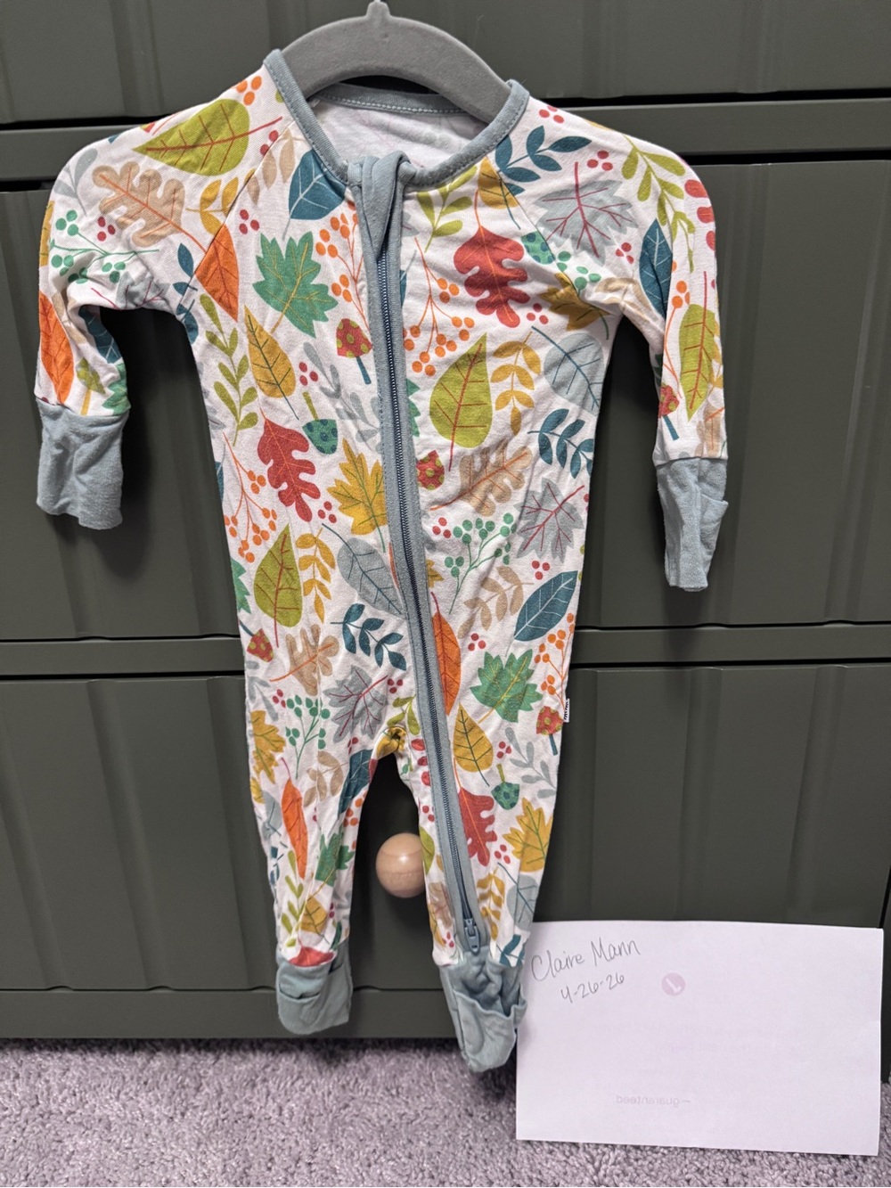 Little Sleepies Fall leaves